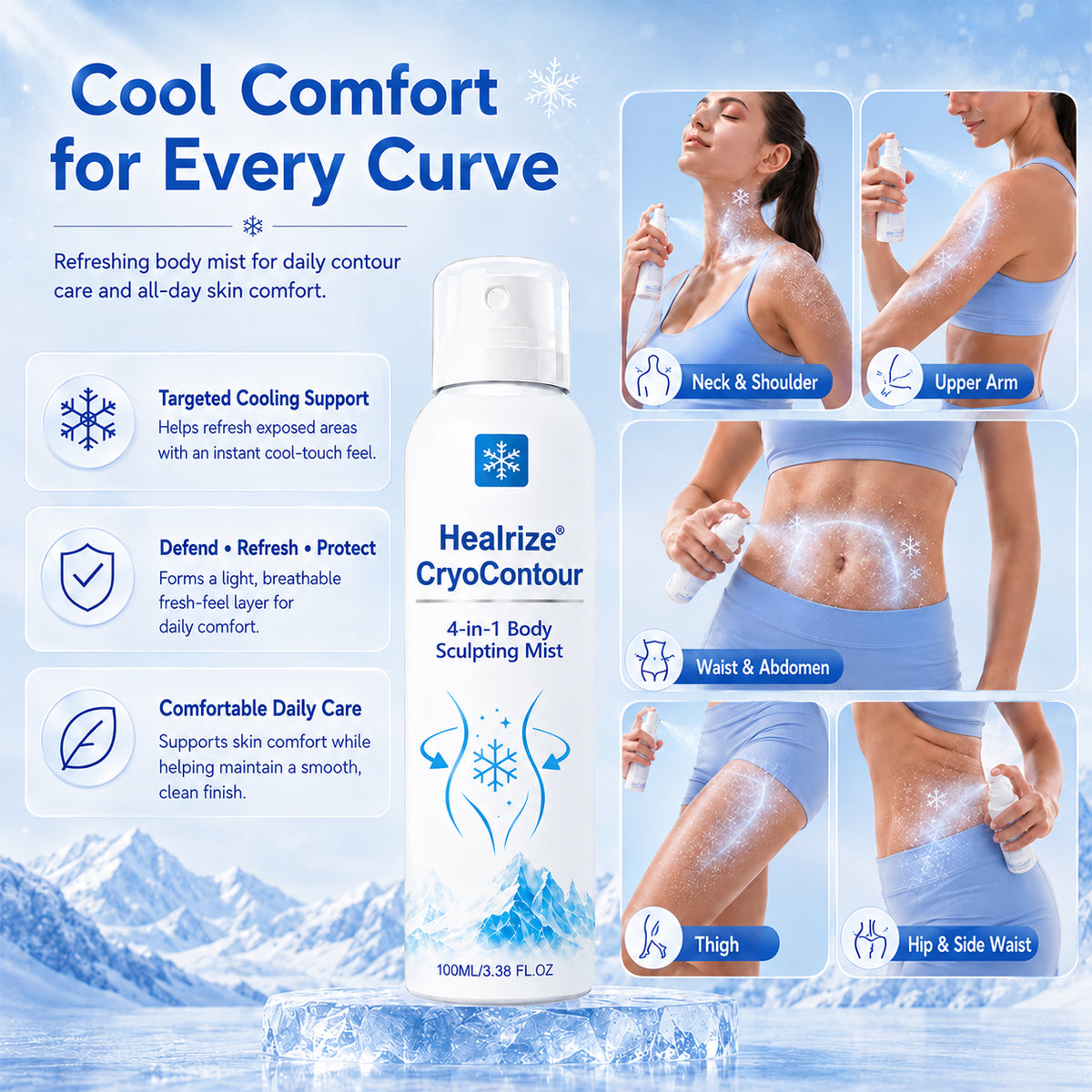 ๐๐๐๐๐ฟ๐ถ๐ฏ๐ยฎ CryoContour 4-in-1 Body Sculpting Mist