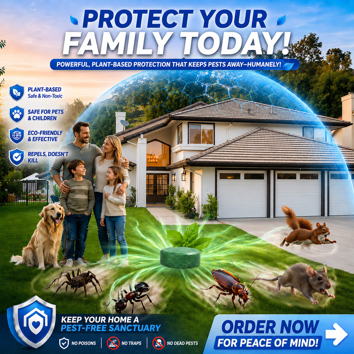 💥LAST DAY SALE 50%OFF💥🟢 Natural Peppermint Rodent Repellent Tablets – 10 Pack