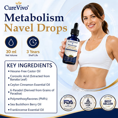 𝐂𝐮𝐫𝐞𝐕𝐢𝐯𝐨® MetaSculpt Metabolic Navel Drops💠