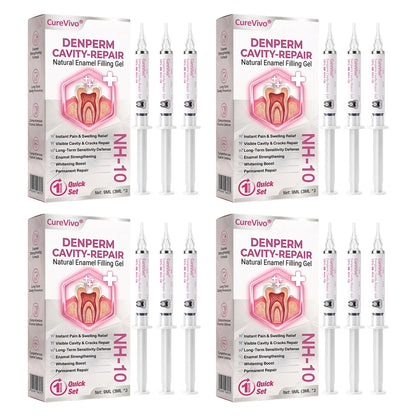 🇺🇸🦷👩‍⚕️CureViVo® DenPerm Cavity-Repair Natural Enamel Filling Gel👍