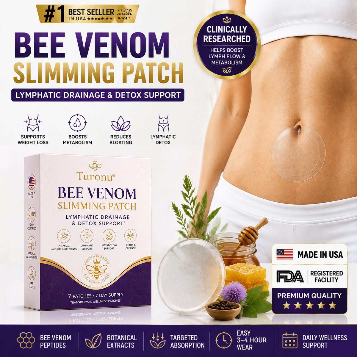 🗽𝐓𝐮𝐫𝐨𝐧𝐮® 𝘽𝙚𝙚 𝙑𝙚𝙣𝙤𝙢 𝙎𝙡𝙞𝙢𝙢𝙞𝙣𝙜 𝙋𝙖𝙩𝙘𝙝🐝