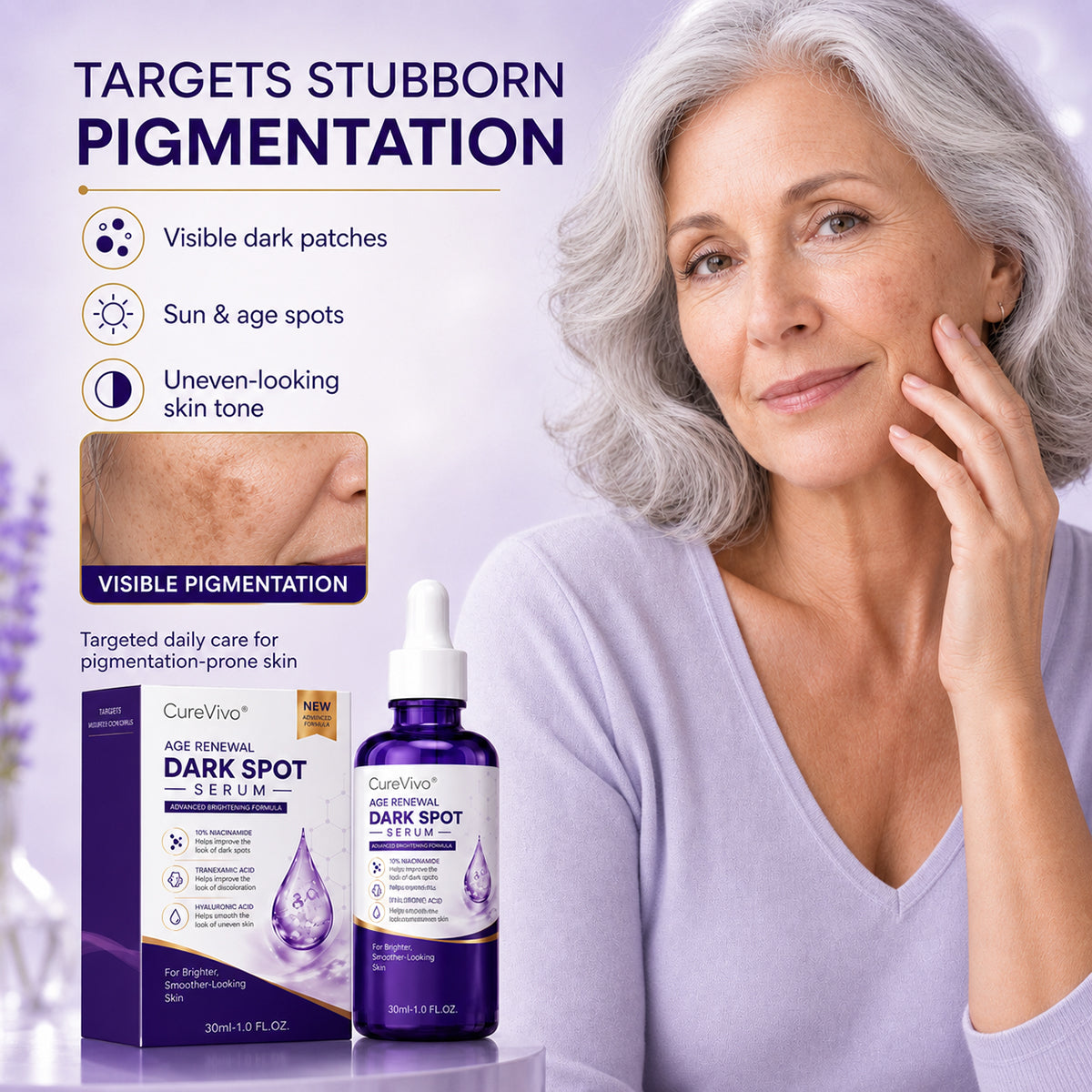 🐬CureVivo® Advanced Targeted Serum for Stubborn Pigmentation