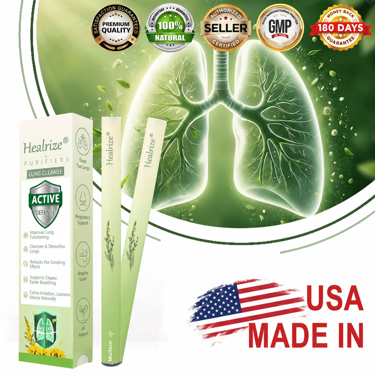 🇺🇸𝙏𝙧𝙪𝙨𝙩𝙚𝙙 𝑼.𝑺. 𝙎𝙩𝙖𝙣𝙙𝙖𝙧𝙙 🦚 | Healrize® 𝐁𝐨𝐭𝐚𝐧𝐢𝐜𝐚𝐥 𝐌𝐮𝐥𝐥𝐞𝐢𝐧 𝐋𝐮𝐧𝐠 𝐂𝐥𝐞𝐚𝐧𝐬𝐞 𝐃𝐢𝐟𝐟𝐮𝐬𝐞𝐫🔥(👨‍⚕️Cough, Pharyngitis, shortness of breath, sputum, stuffy nose, bronchitis, bronchitis, allergy symptoms, lung discomfort)