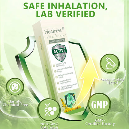 🇺🇸𝙏𝙧𝙪𝙨𝙩𝙚𝙙 𝑼.𝑺. 𝙎𝙩𝙖𝙣𝙙𝙖𝙧𝙙 🦚 | Healrize® 𝐁𝐨𝐭𝐚𝐧𝐢𝐜𝐚𝐥 𝐌𝐮𝐥𝐥𝐞𝐢𝐧 𝐋𝐮𝐧𝐠 𝐂𝐥𝐞𝐚𝐧𝐬𝐞 𝐃𝐢𝐟𝐟𝐮𝐬𝐞𝐫🔥(👨‍⚕️Cough, Pharyngitis, shortness of breath, sputum, stuffy nose, bronchitis, bronchitis, allergy symptoms, lung discomfort)