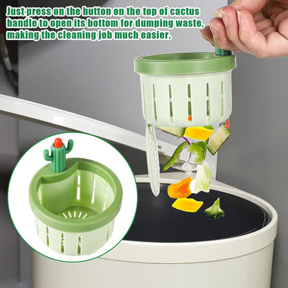 🔥🔥HEATWOLF® Cactus-Shaped Kitchen Sink Drain Strainer ✨Features a widened rim design that perfectly fits 99% of sinks, ensuring a stable, wobble-free fit🎁🎁