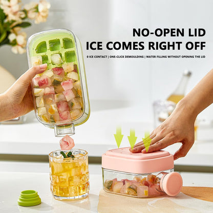 🔥BVJ®2-in-1 Contactless Ice Cube Tray & Water Bottle🧊