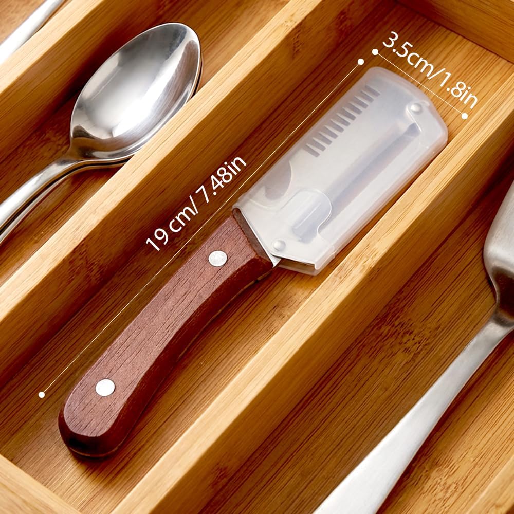 Enjoy 30% OFF for adding the second one | 🧡SVOZK®-3-in-1 Vegetable Peeler with Wooden Handle