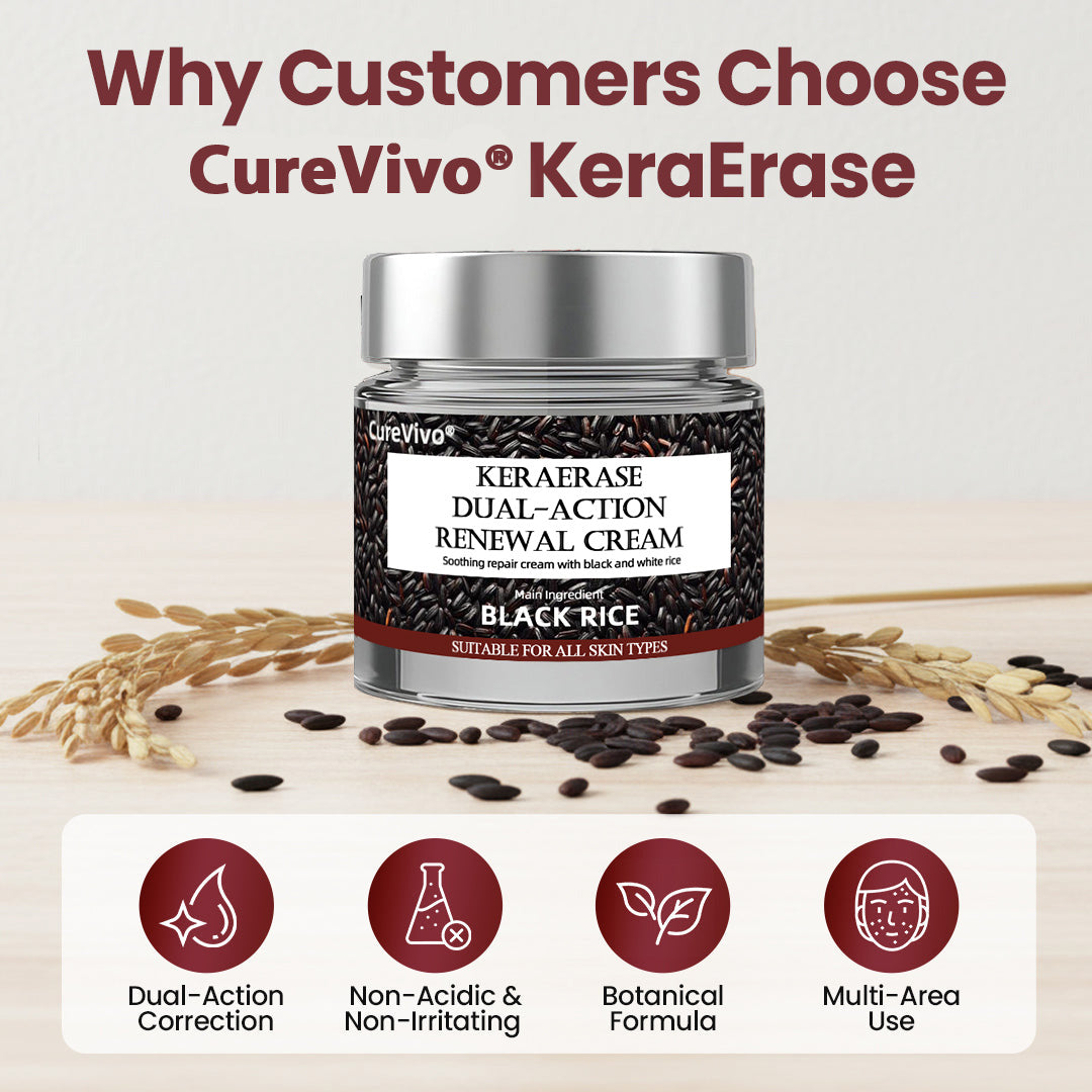 CureVivo® KeraErase Dual-Action Renewal Cream🚀