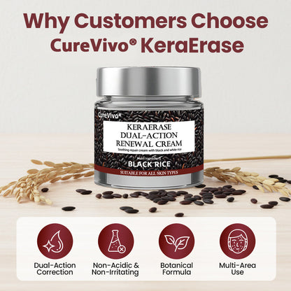 CureVivo® KeraErase Dual-Action Renewal Cream🚀