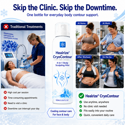 𝐇𝐞𝒂𝒍𝗿𝗶𝙯𝙚® CryoContour 4-in-1 Body Sculpting Mist