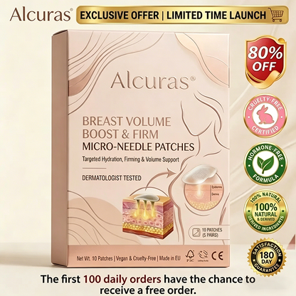 🍇Turonu® 🦪Targeted Breast Enhancement Advanced Nano Microneedle Patch💃