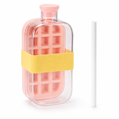🔥BVJ®2-in-1 Contactless Ice Cube Tray & Water Bottle🧊