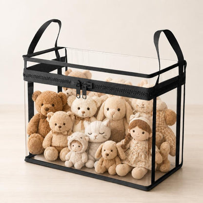 🏆LAST DAY BUY 2 GET 1 FREE!!💕HomeVault™🇬🇧 Transparent Storage Bag – Large, Dust & Moisture-Proof with Handle✨Ultimate All-in-One Organizer for Clothes, Toys, Books, Stuffed Animals & Absolutely Everything! 🧸📚👕🧦