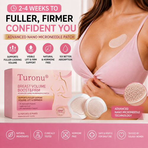 🏆Turonu® ✨BREAST VOLUME BOOST & FIRM Advanced Nano Microneedle Patch🎀