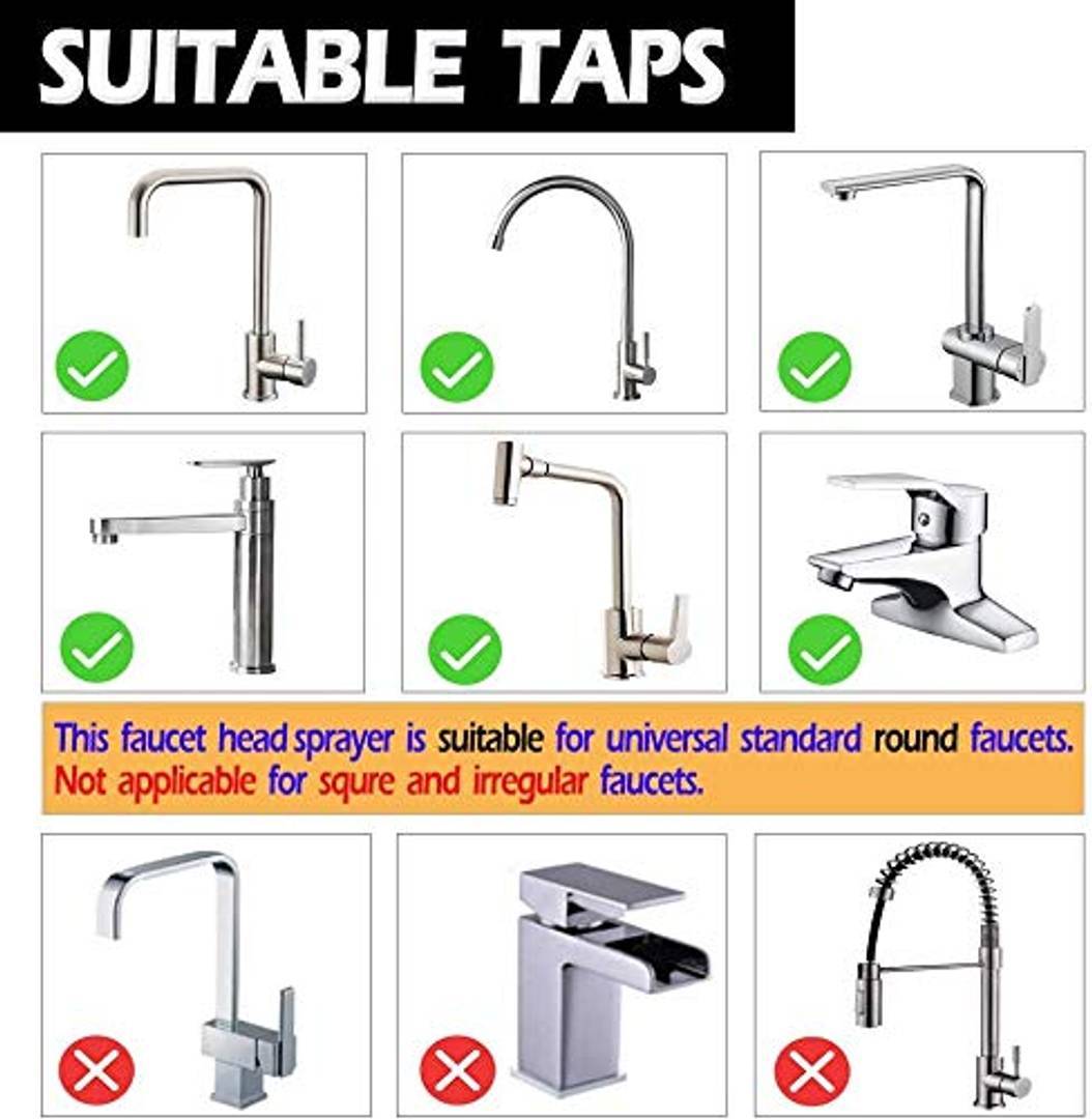 Upgraded 360° Rotatable Faucet Sprayer Head🌟