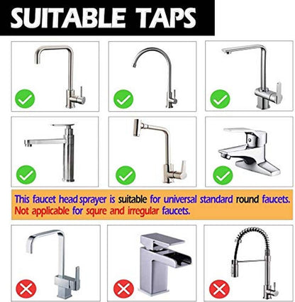 Upgraded 360° Rotatable Faucet Sprayer Head🌟