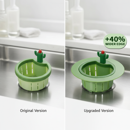 🔥🔥HEATWOLF® Cactus-Shaped Kitchen Sink Drain Strainer ✨Features a widened rim design that perfectly fits 99% of sinks, ensuring a stable, wobble-free fit🎁🎁